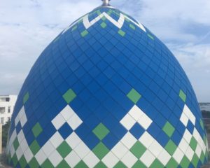 informasi harga kubah masjid bahan enamel