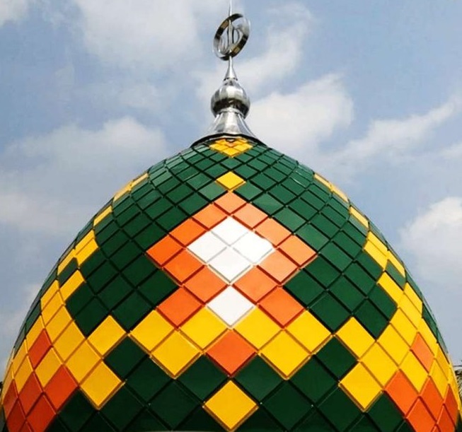 Harga Kubah Masjid Modern Panel Enamel dan Galvalum