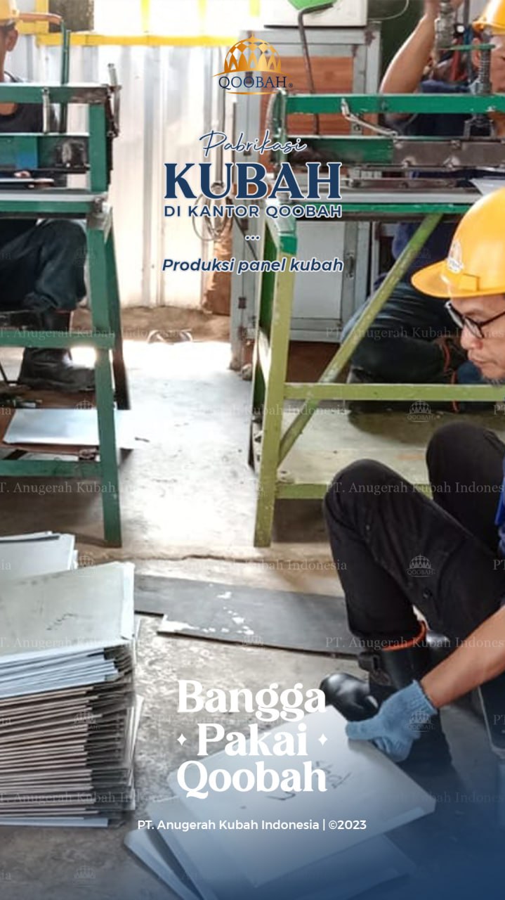 cara pembuatan hingga proses pemasangan kubah masjid proses pembengkokan panel kubah