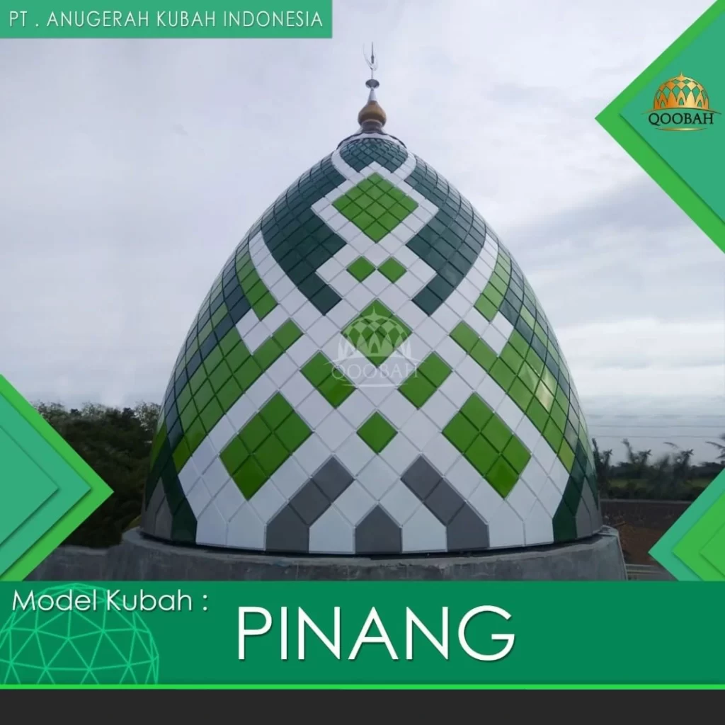 bentuk kubah masjid pinang
