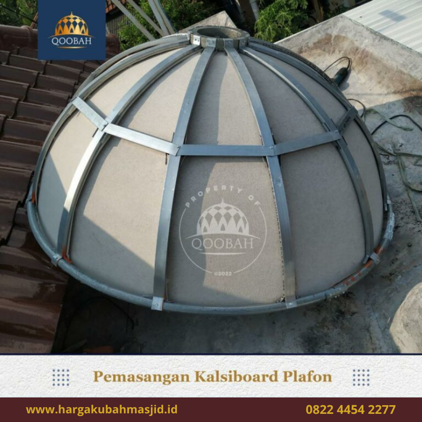Pemasangan Rangka Bawah dan Kalsiboard