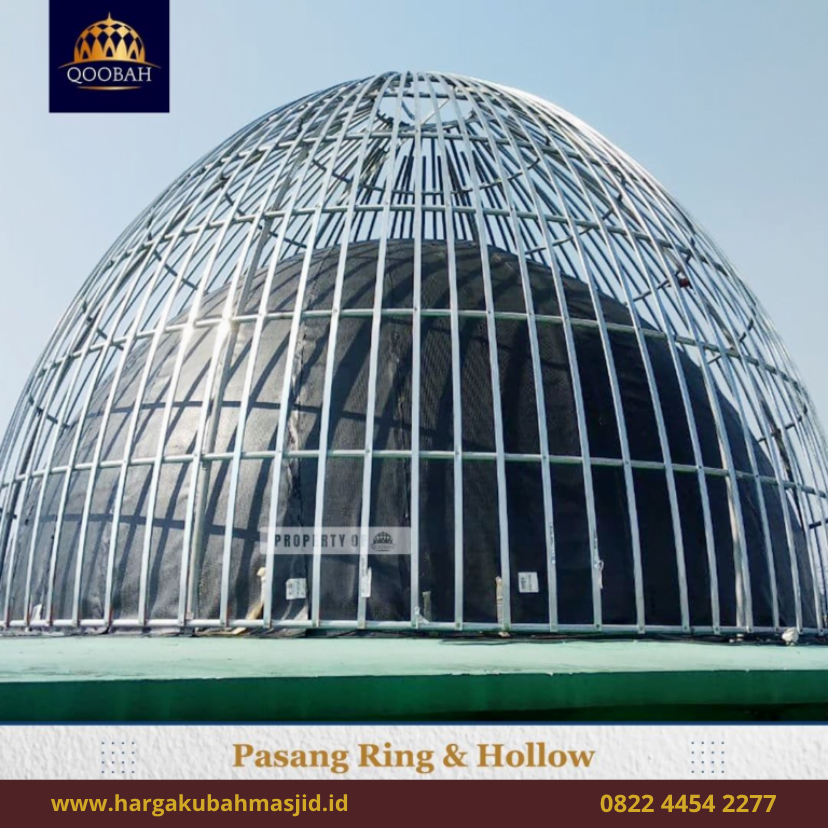 Pemasangan-Kubah-di-Masjid-At-Taqwa-Kediri-–-Jual-Kubah-Panel. Tahap 3