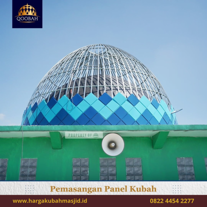 Pemasangan-Kubah-di-Masjid-At-Taqwa-Kediri-–-Jual-Kubah-Panel. Tahap 4