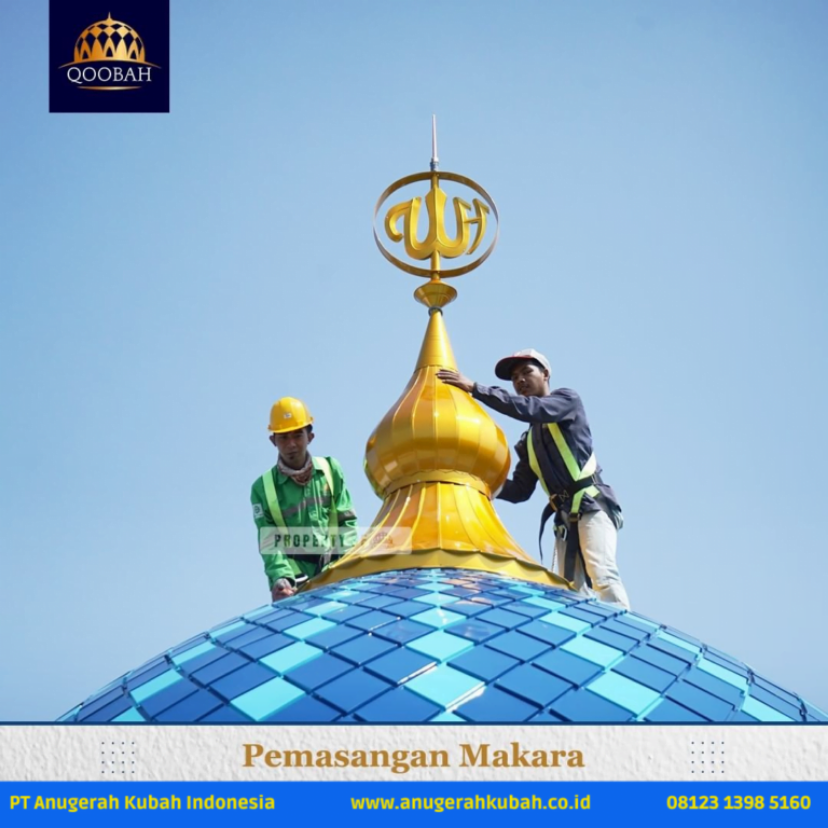 Pemasangan-Kubah-di-Masjid-At-Taqwa-Kediri-–-Jual-Kubah-Panel. Tahap 5