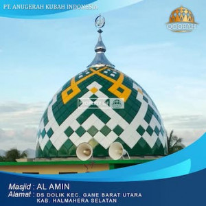 Kubah Masjid Al Amin Halmahera Selatan