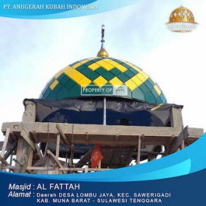 Kubah Masjid Al fattah sulawesi tenggara
