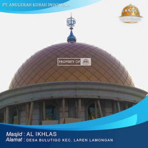 kubah masjid al ikhlas lamongan