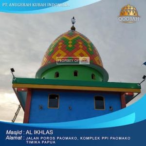 kubah masjid alikhlas timika papua