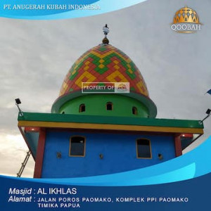 kubah masjid alikhlas timika papua