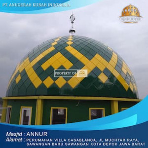 kubah masjid annur depok jawa barat