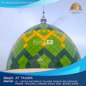 kubah masjid attaqwa muara enim