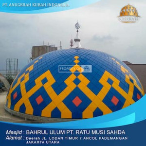 kubah masjid bahrul ulum jakarta utara