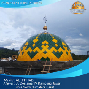 Jual Kubah Masjid Solok Sumatera Barat