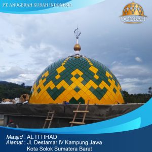 Jual Kubah Masjid Solok Sumatera Barat
